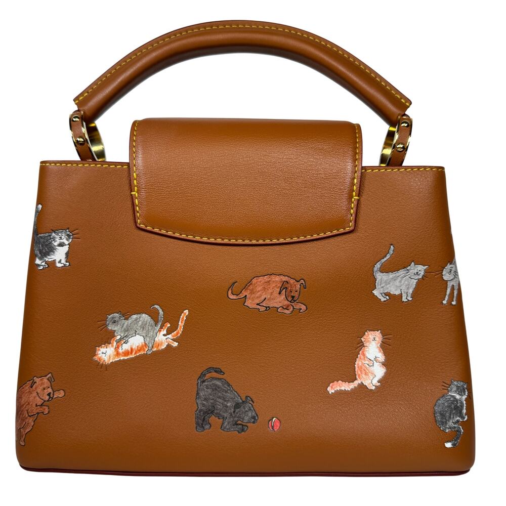 Louis Vuitton Catogram Capucines BB Bag LV Cat Rare Limited Edition Leather - Picture 4 of 16